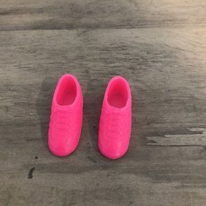 Pair Of Pink Barbie Sneakers
